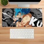 Dragon Ball Z Mouse Pad | Goku Gaming Mouse Pad | Large Anime Mouse Pad | 3mm Thick with Anti-Skid Rubber Base | Size (11 x 23 Inch) - Image 2